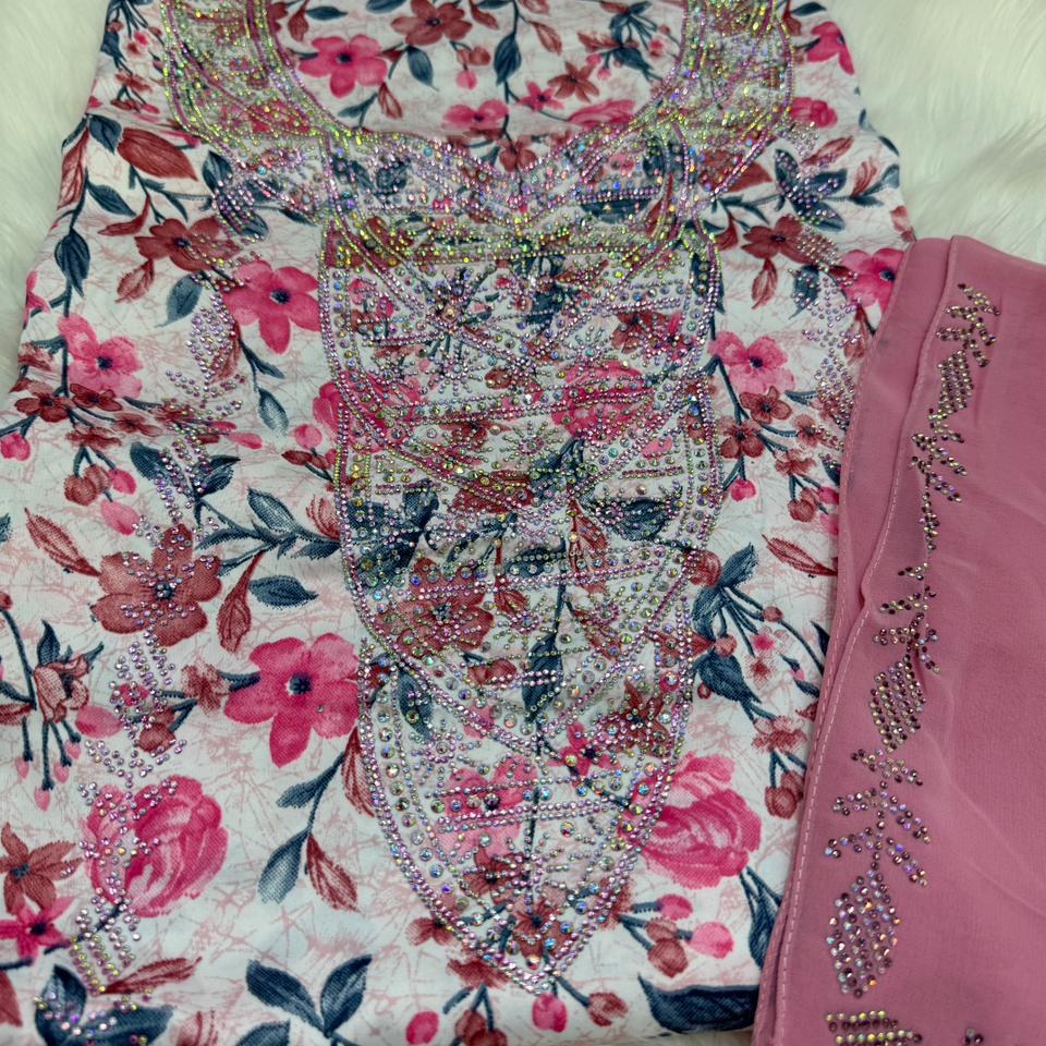 Gallery image for Hareer (silk) mukhawwar with sheila (scarf)