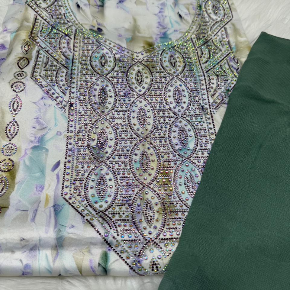 Gallery image for Hareer (silk) mukhawwar with sheila (scarf)