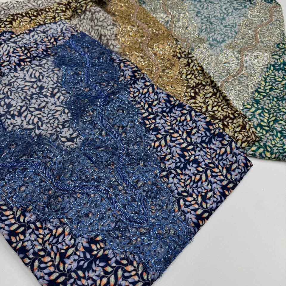 Gallery image for Cotton Dantel served with hand work