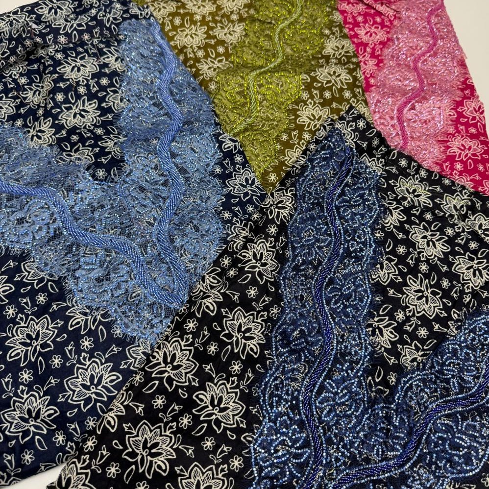 Gallery image for Cotton Dantel served with hand work