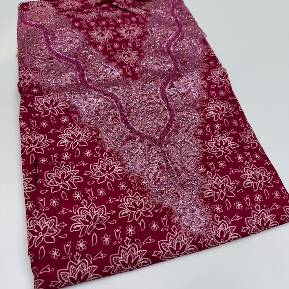 Gallery image for Cotton Dantel served with hand work