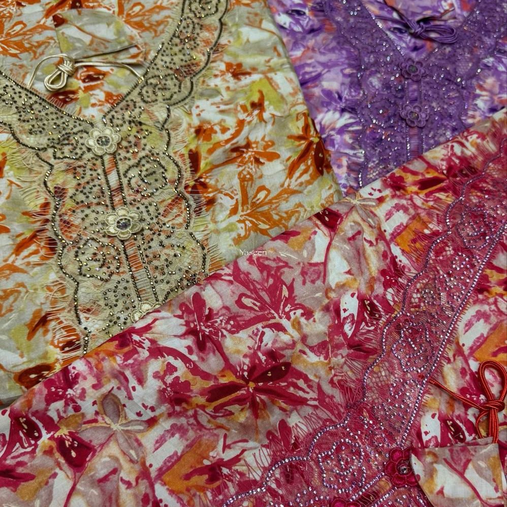 Gallery image for Cotton dantel mukhawwar